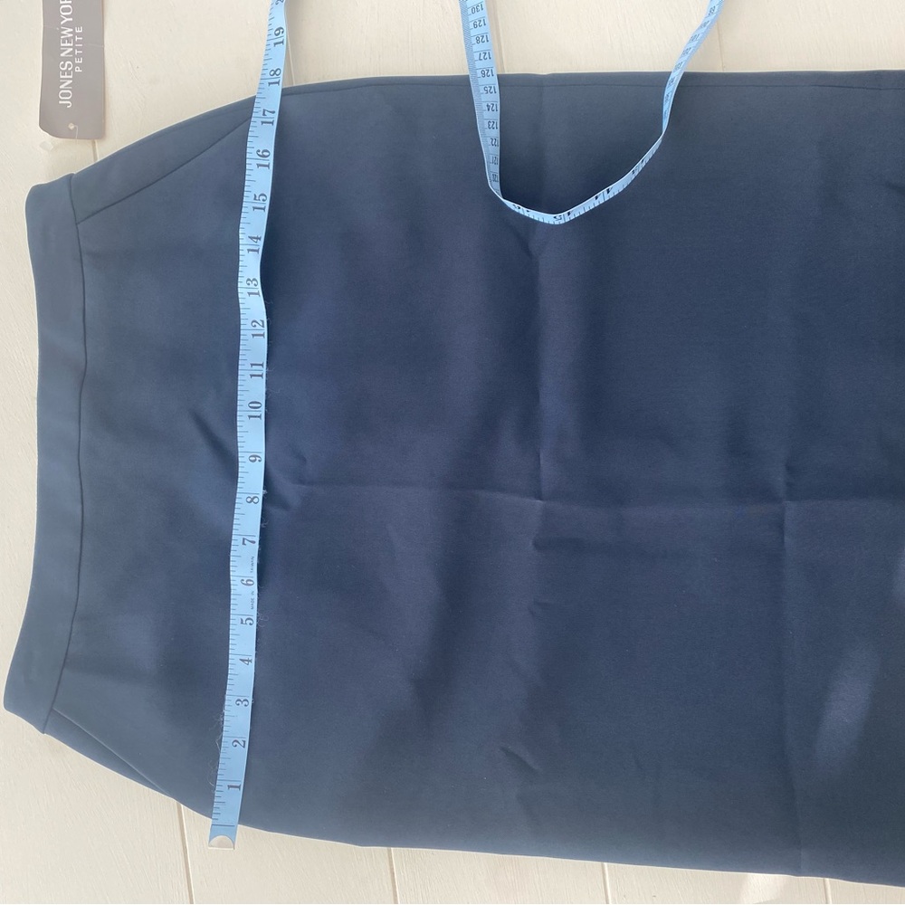 Jones New York Petite Pencil Skirt Navy 4P NWT - Picture 7 of 8